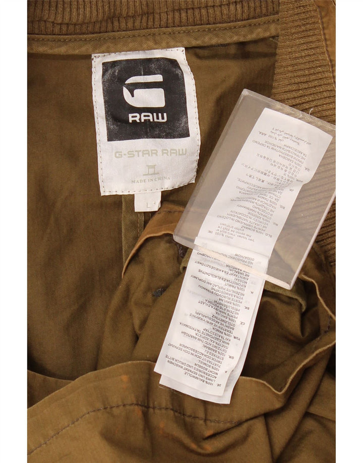 G-STAR Ανδρικό Utility Jacket UK 40 Large Khaki Cotton