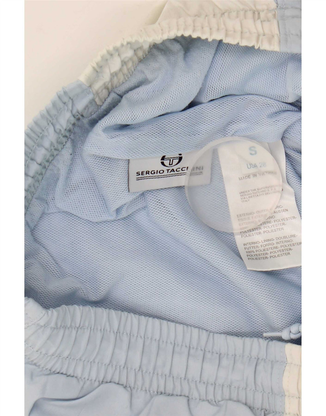 Ανδρική αθλητική φόρμα Sergio Tacchini Παντελόνι Joggers Small Blue Colourblock