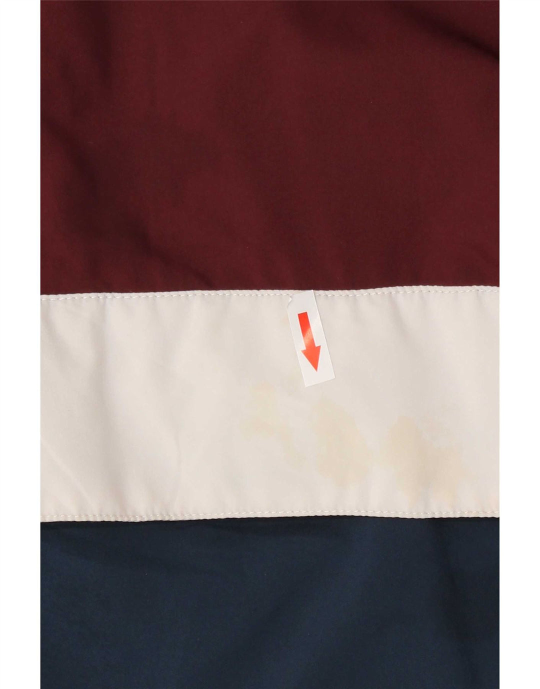 Ανδρικό μπουφάν βροχής με κουκούλα Vans UK 38 Medium Burgundy Colorblock