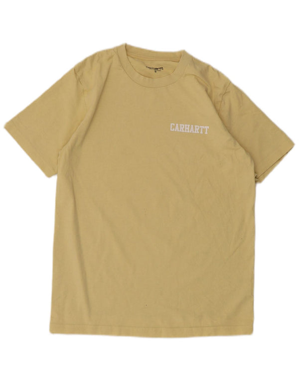 Ανδρικό T-Shirt Carhartt Top Μικρό κίτρινο βαμβακερό