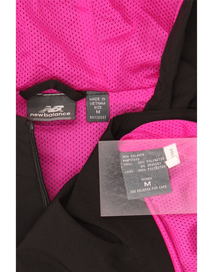 New Balance Γυναικείο Αδιάβροχο με κουκούλα UK 14 Medium Black Polyester