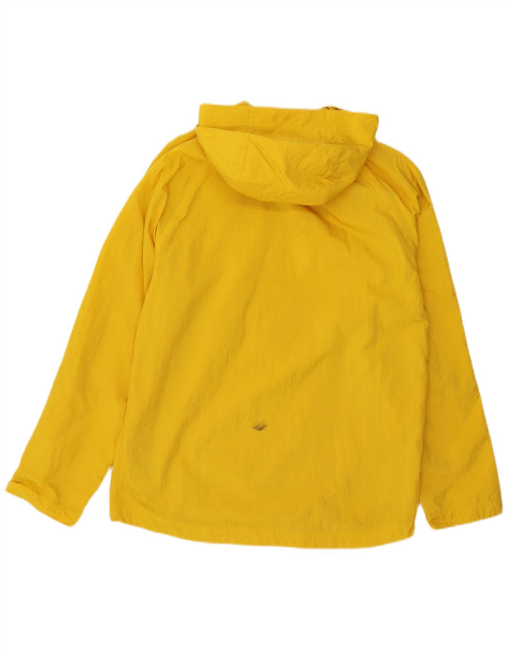 Ανδρικό μπουφάν βροχής με κουκούλα Adidas UK 36 Small Yellow Nylon