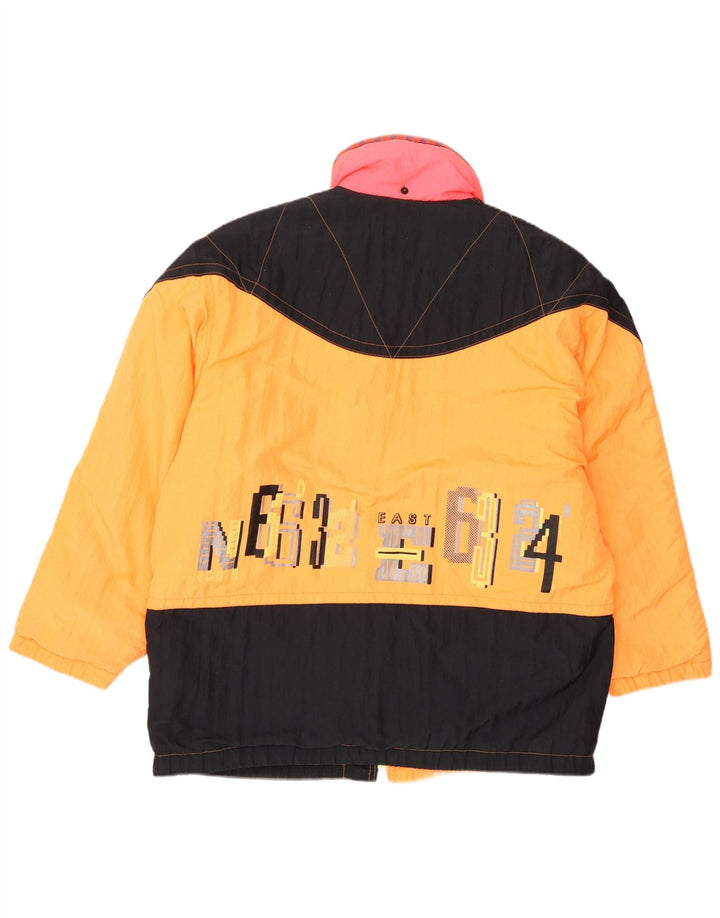 Luhta Γυναικείο Μπουφάν για Σκι UK 18 XL Yellow Colourblock