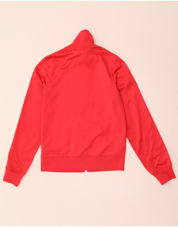 Γυναικεία αθλητική φόρμα Adidas Top Jacket UK 10 Small Red Polyester