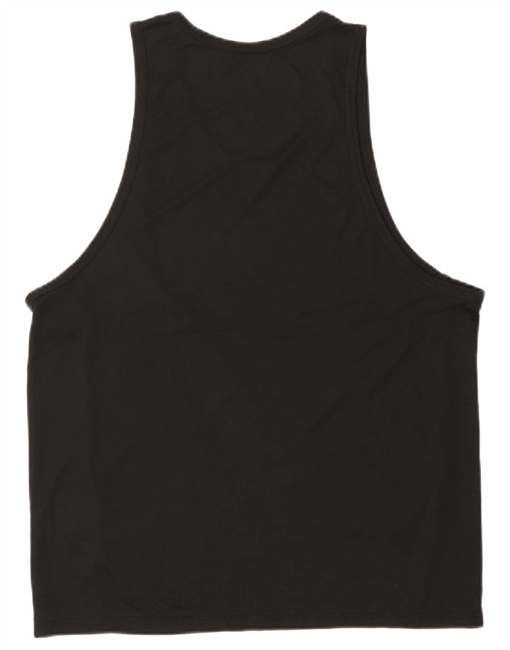 Γραφικό γιλέκο Nike Mens Dri Fit, μεσαίο μαύρο πολυεστέρας