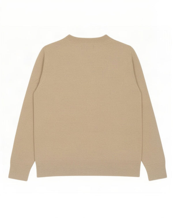 Marks & Spencer Γυναικείο πουλόβερ με λαιμόκοψη UK 10 Small Off White