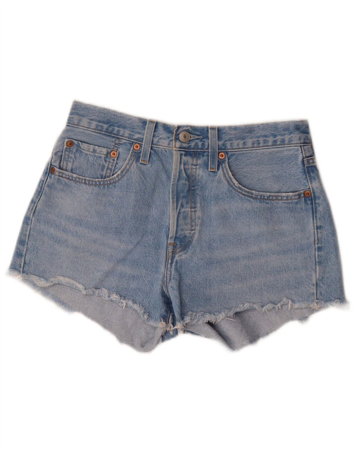 Levi's Womens 501 Denim Hot Παντελόνι W26 Μικρό Μπλε Βαμβακερό