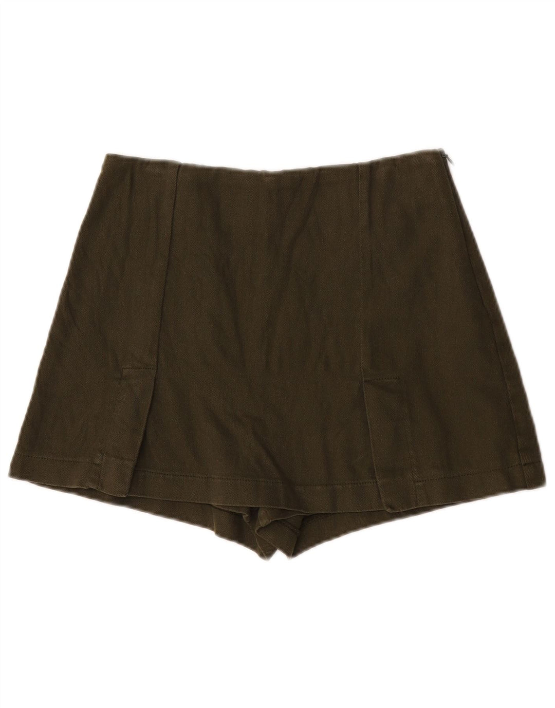 Zara Γυναικείο Hot Παντελόνι XS W24 Χακί Βαμβακερό