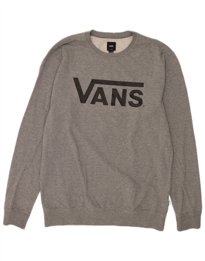 Ανδρικό γραφικό φούτερ Vans Jumper XL Γκρι βαμβακερό