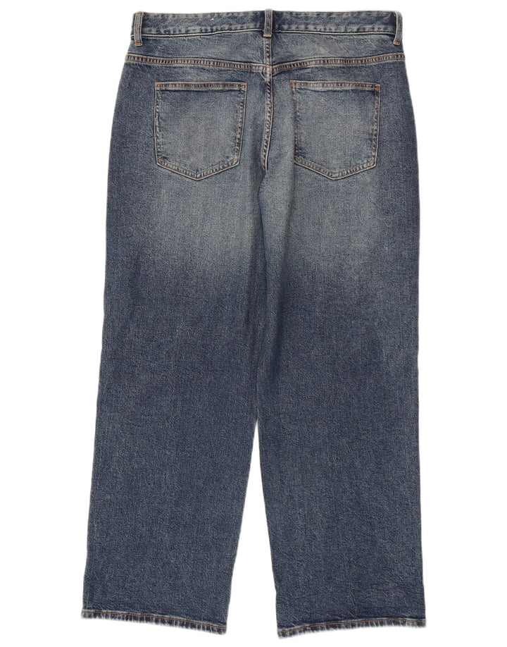Zara Γυναικείο Loose Jeans EU 40 Medium W30 L29 Μπλε βαμβακερό