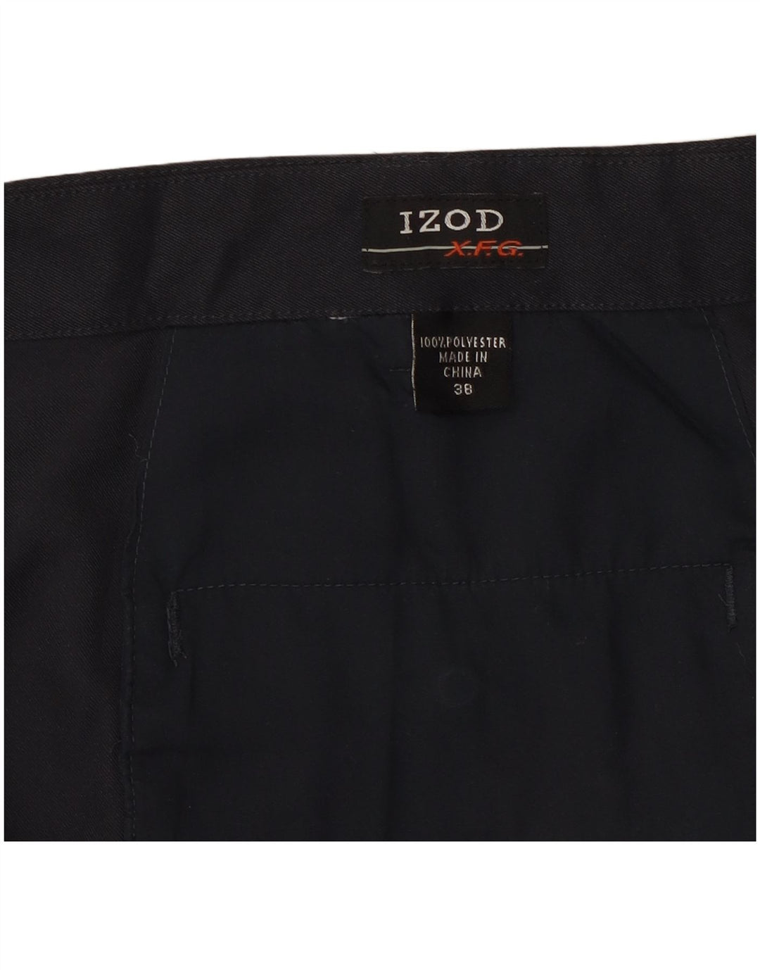 Ανδρικό σορτς Izod με καρφίτσες casual W38 XL Navy Blue Polyester