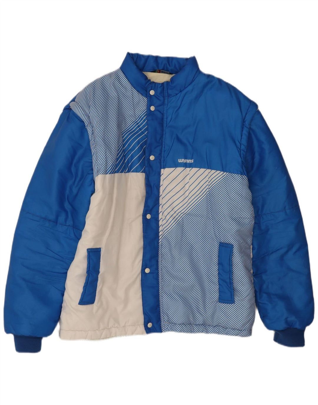 Vintage Ανδρικό μπουφάν με επένδυση UK 42 XL Blue Colourblock