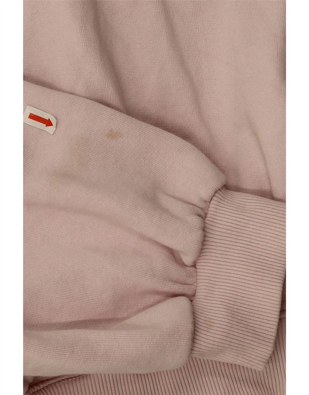 Zara Γυναικεία φούτερ Crop Oversized Jumper UK 14 Medium Pink Cotton