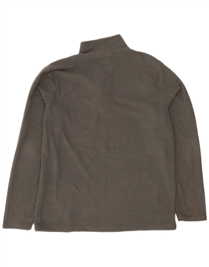 MOUNTAIN WAREHOUSE Ανδρικό φερμουάρ Fleece Jumper Μεγάλο Γκρι Πολυεστέρας
