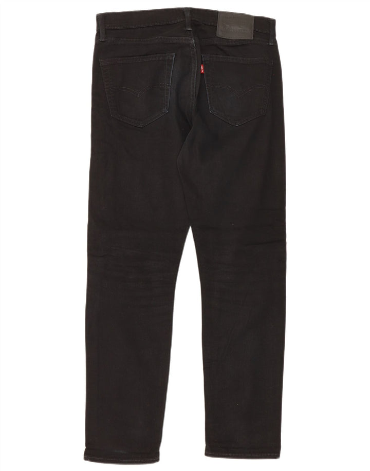 Levi's Mens 508 Regular Tapered Jeans W30 L30 Μαύρο βαμβακερό