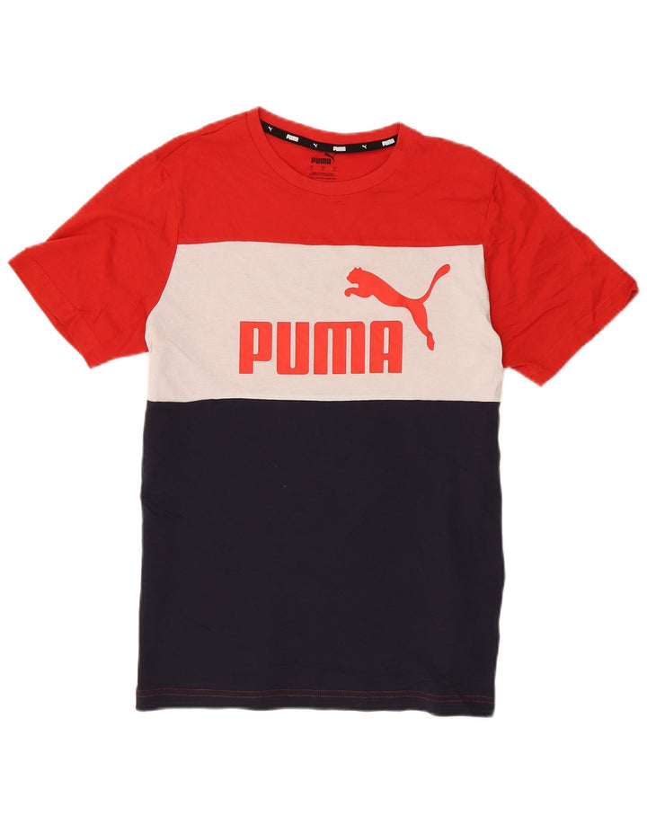 Ανδρικό γραφικό μπλουζάκι Puma Μικρό πολύχρωμο βαμβακερό μπλουζάκι