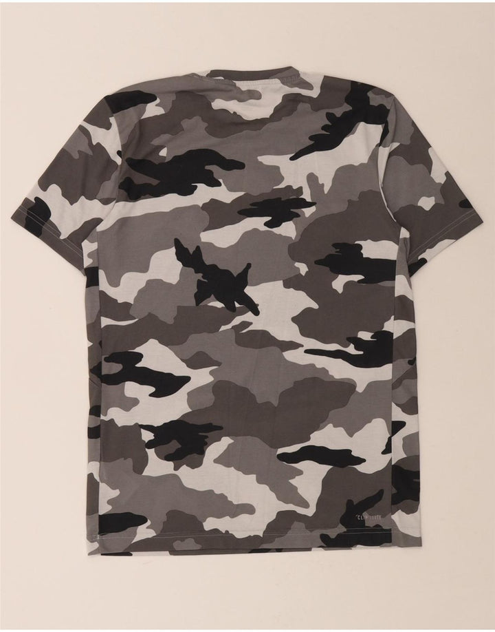ADIDAS Mens Climalite T-Shirt Top Small Multicoloured Camouflage Polyester