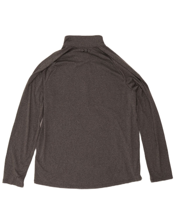 Ανδρική φόρμα πουλόβερ με φερμουάρ Under Armour Top Large Grey