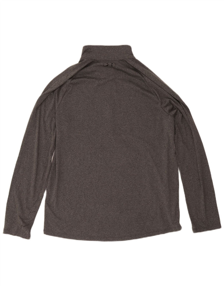 Ανδρική φόρμα πουλόβερ με φερμουάρ Under Armour Top Large Grey