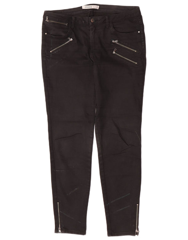 Zara Γυναικείο Skinny Jeans EU 42 Large W32 L28 Black