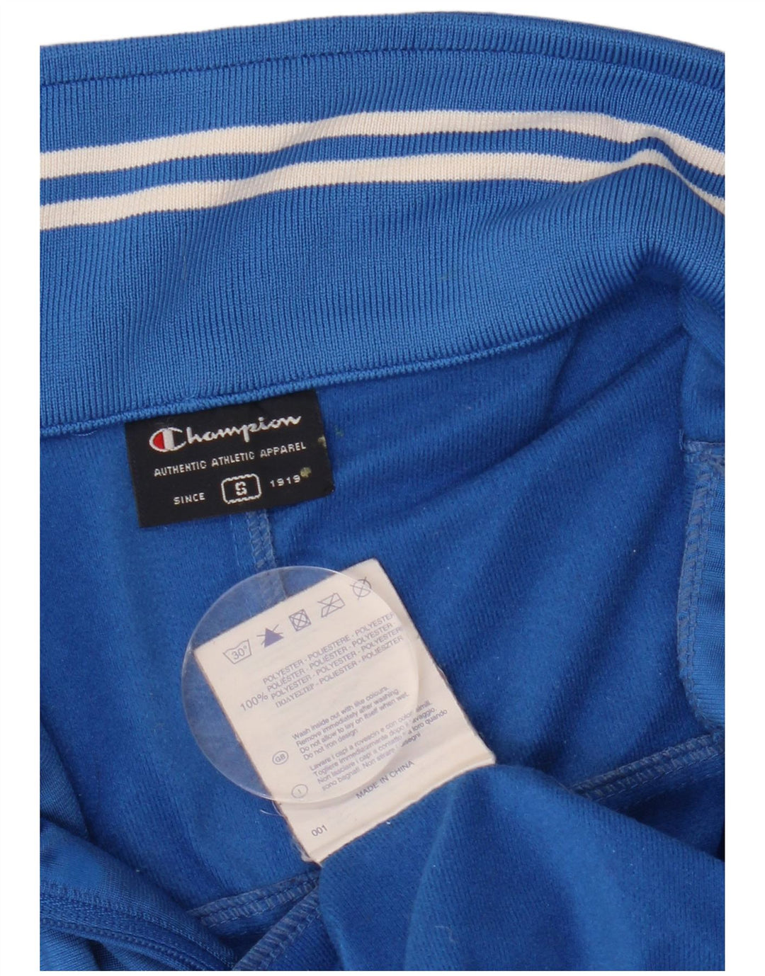 Ανδρική φόρμα Champion Graphic Top Jacket Small Blue Polyester