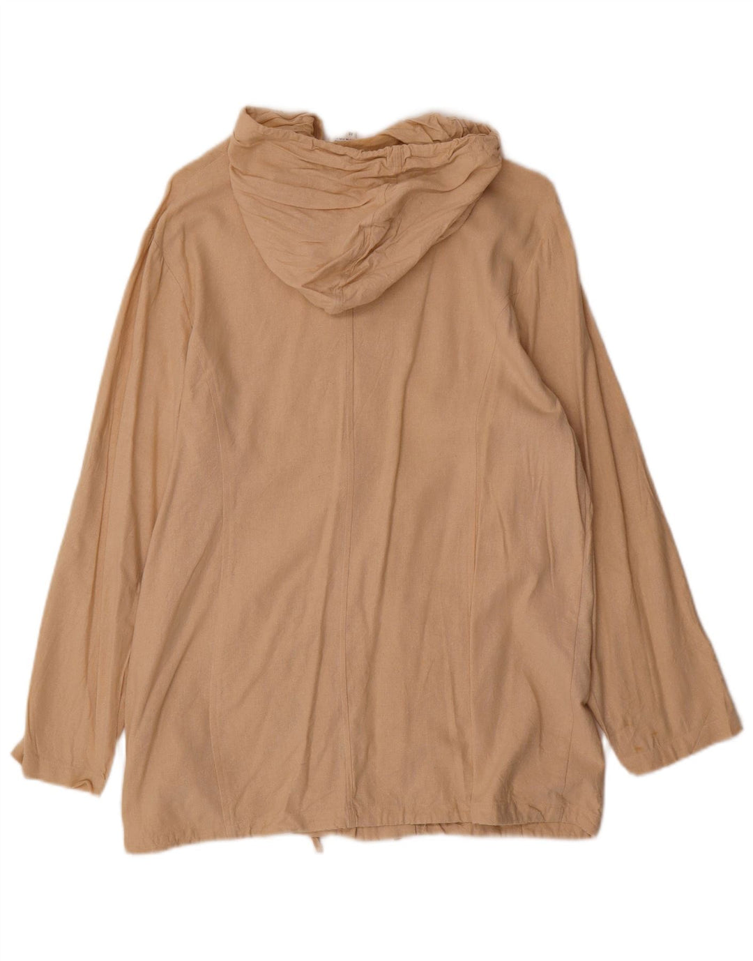 cherie Γυναικείο Bomber Jacket με κουκούλα IT 46 Large Beige Silk