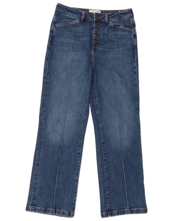 Fat Face Γυναικεία Elise Wide Leg Jeans UK 12 Medium W32 L30 Blue Cotton