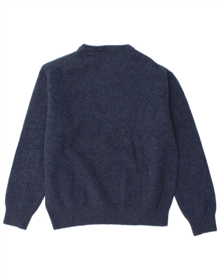 Γυναικείο πουλόβερ GANT Crew Neck Jumper UK 16 Large Navy Blue Lambswool