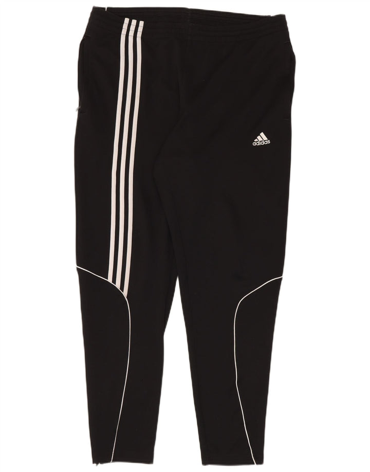 Ανδρική αθλητική φόρμα Adidas Παντελόνι μεγάλο μαύρο πολυεστέρα