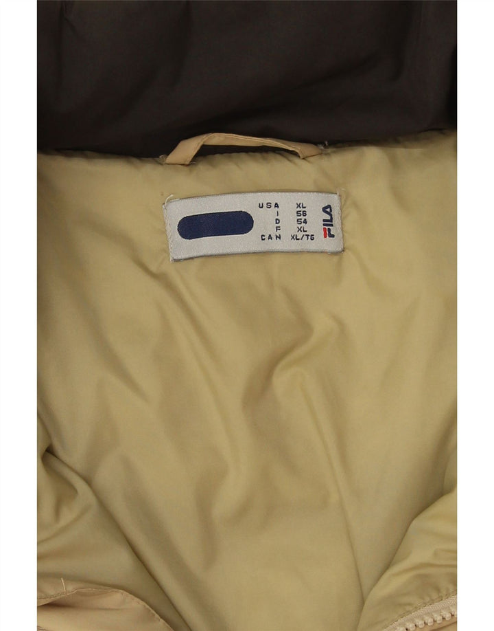 Fila Ανδρικό μπουφάν με επένδυση UK 42 XL Beige Polyester