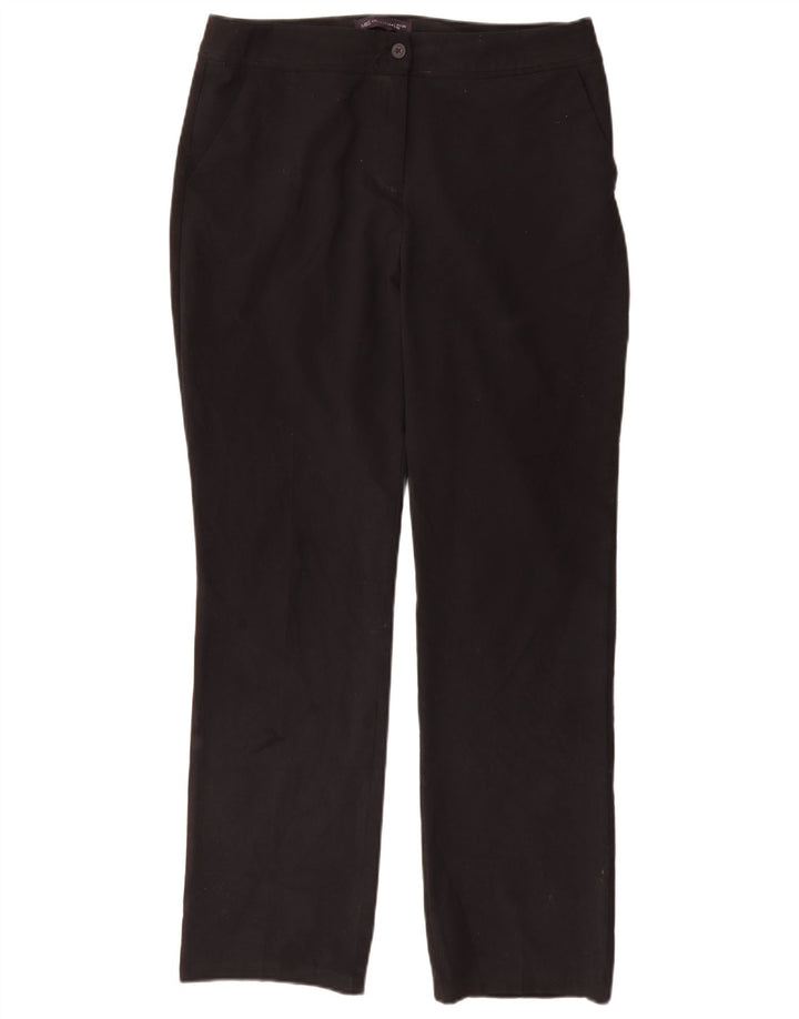 Marks & Spencer Γυναικείο ίσιο παντελόνι UK 12 Medium W32 L31 Μαύρο