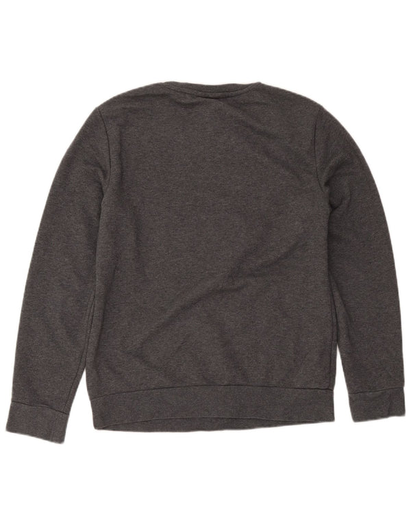 Γυναικεία γραφική φούτερ Adidas Jumper UK 12/14 μεσαίο γκρι βαμβακερό