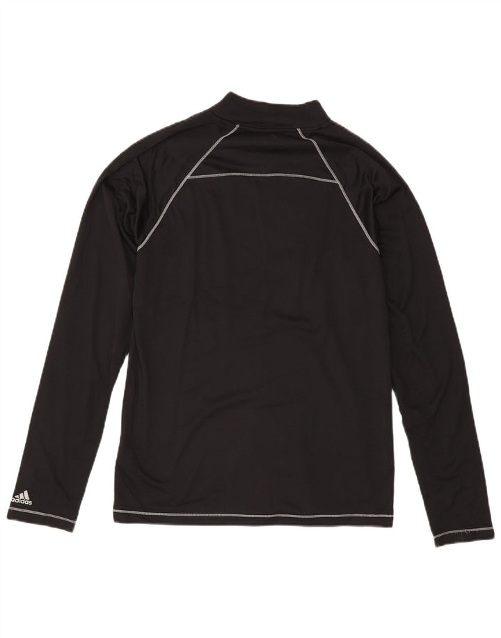 Adidas Ανδρικό μακρυμάνικο μπλουζάκι Small Black Polyester Sports