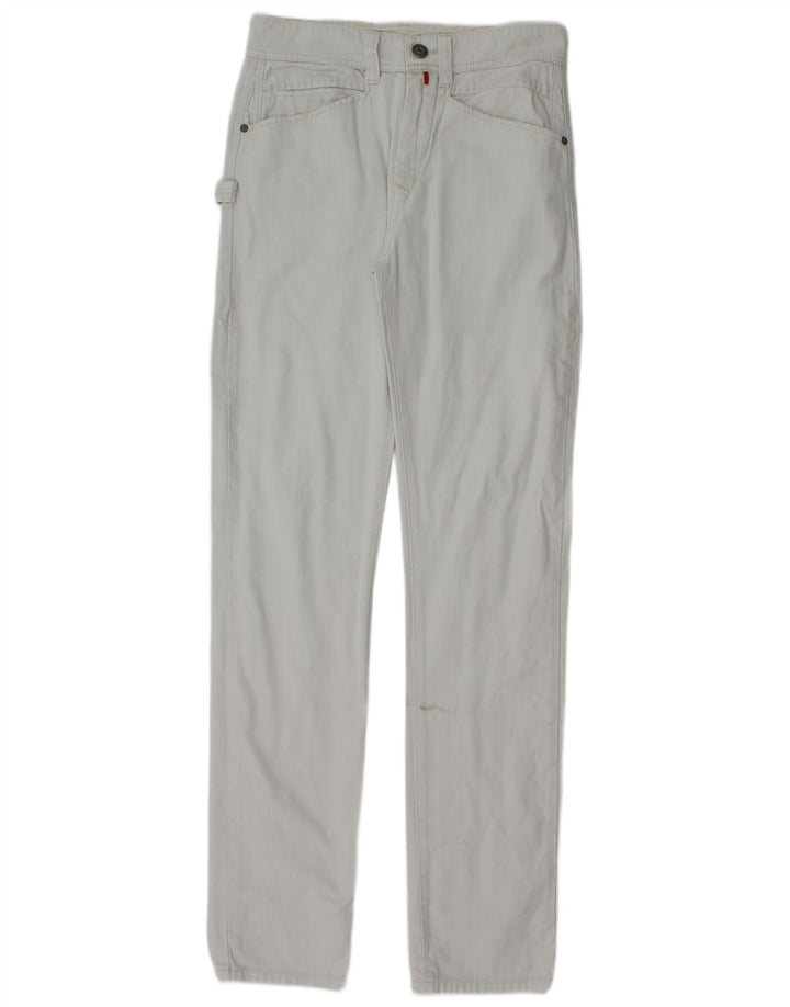 Guru Γυναικείο Slim Straight Jeans W28 L34 Μπλε βαμβακερό ψαροκόκκαλο