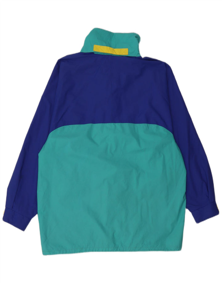 BAILO Ανδρικό μπουφάν βροχής IT 46 Small Blue Colorblock Πολυεστέρας
