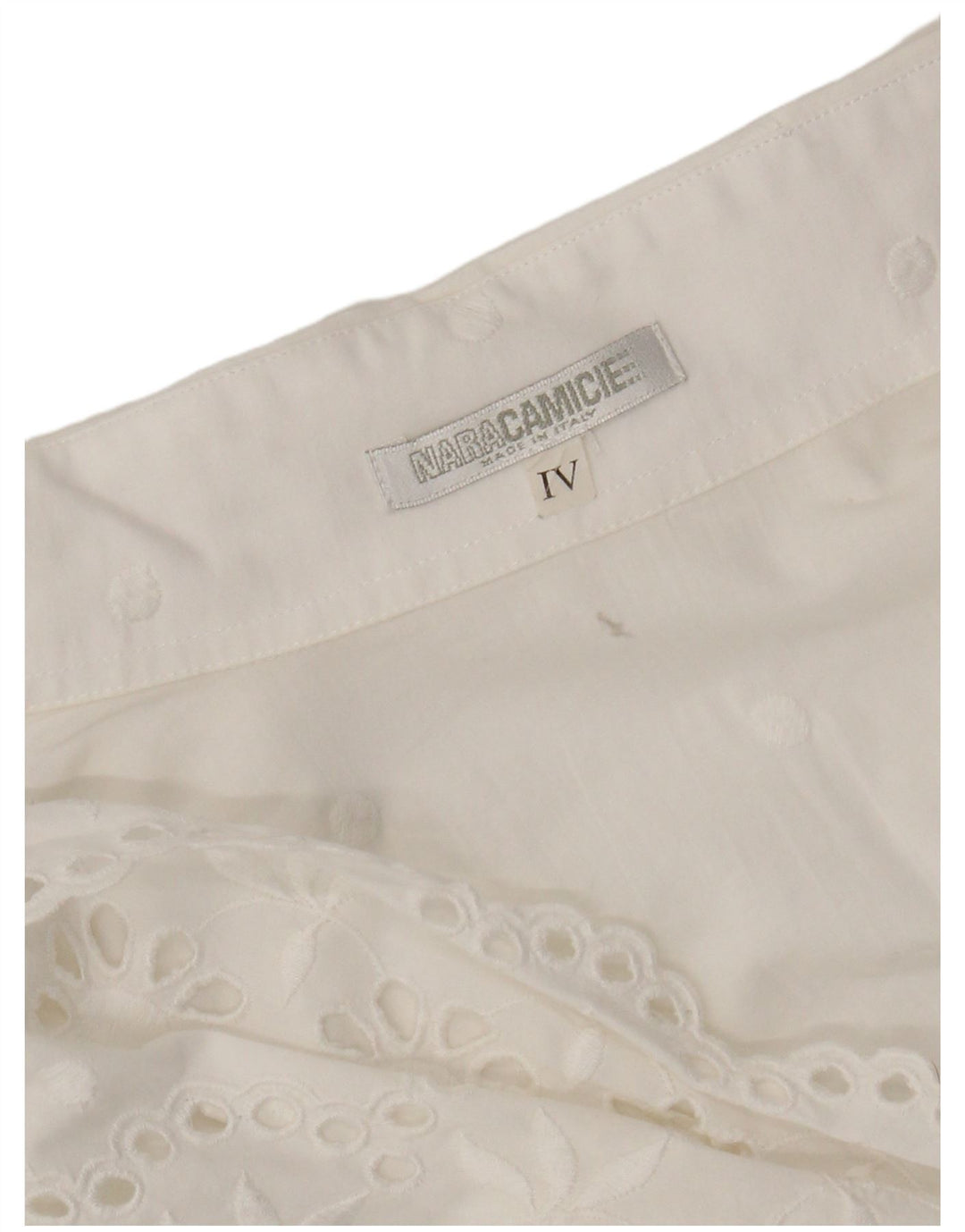 Naracamicie γυναικείο αμάνικο πουκάμισο μπλούζα UK 12 Medium White