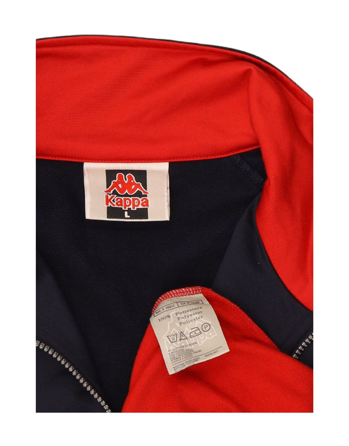 Ανδρική φόρμα γραφικής φόρμας Kappa Top Jacket Large Navy Blue Colourblock