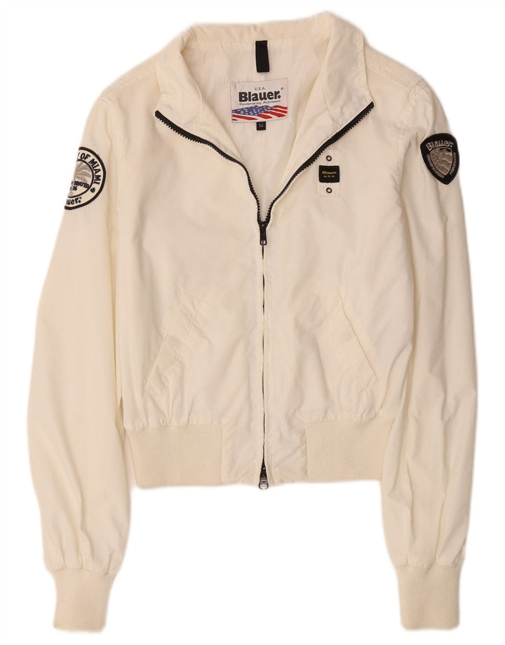 Blauer Boys Bomber Jacket 13-14 Years White Polyamide