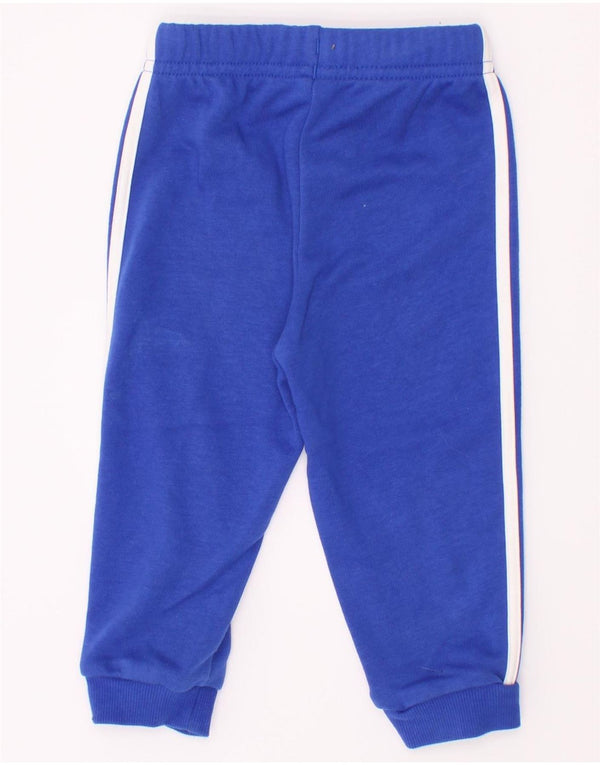 Παντελόνι αθλητικής φόρμας Adidas Baby Boys Joggers 9-12 μηνών μπλε βαμβακερό