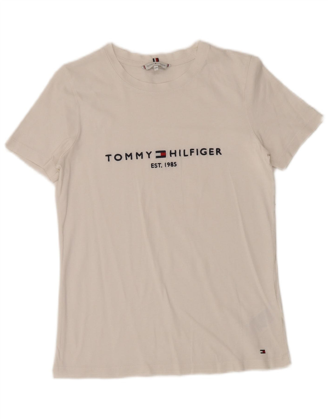 Ανδρικό γραφικό T-Shirt Tommy Hilfiger Top 2XS Λευκό βαμβακερό