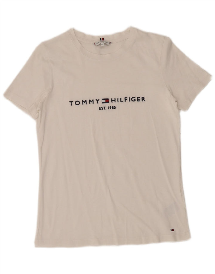 Ανδρικό γραφικό T-Shirt Tommy Hilfiger Top 2XS Λευκό βαμβακερό