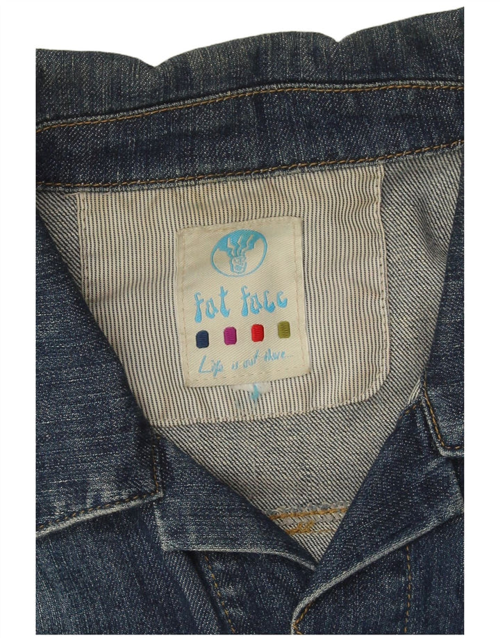 Fat Face Γυναικείο Τζιν Μπουφάν UK 16 μεγάλο μπλε βαμβακερό