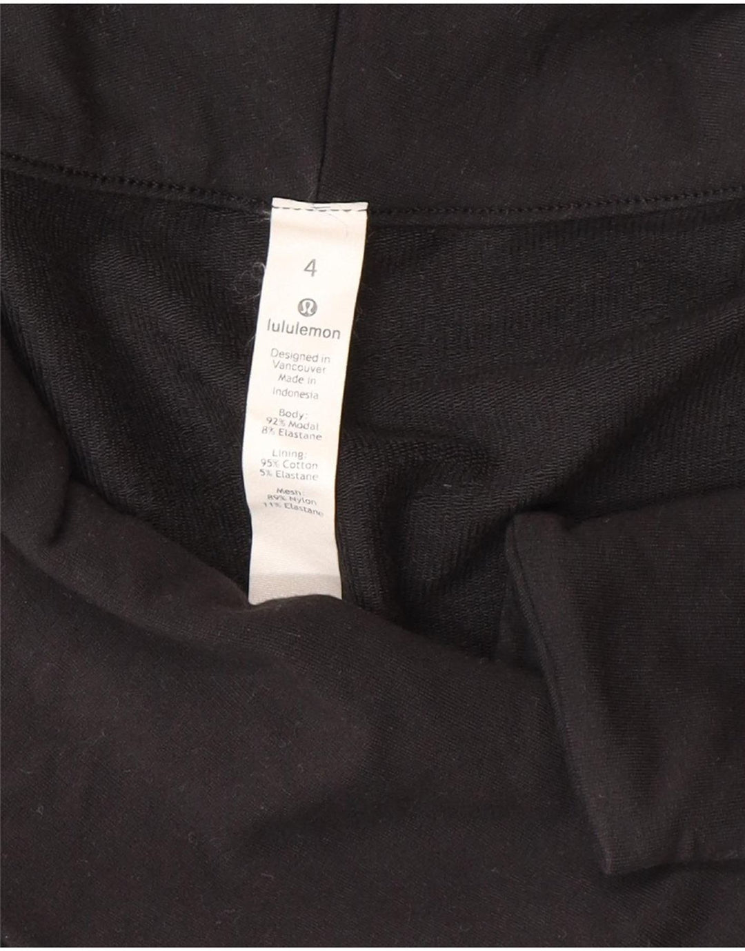Γυναικεία αθλητική φόρμα Lululemon Top Jacket US 4 Small Black Modal