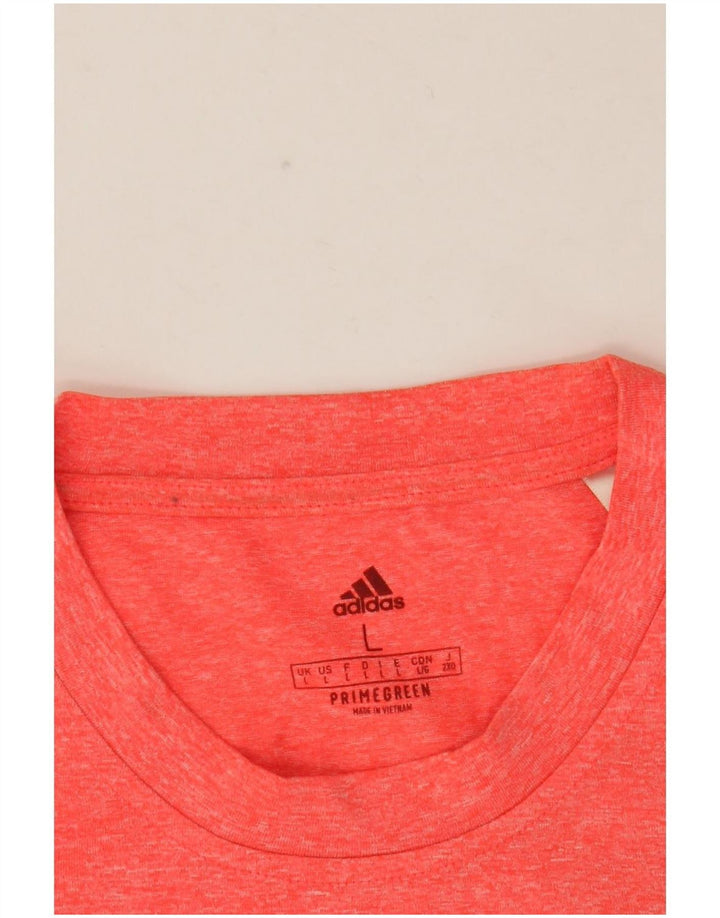 Adidas Ανδρικό T-Shirt Aeroready Top μεγάλο κόκκινο