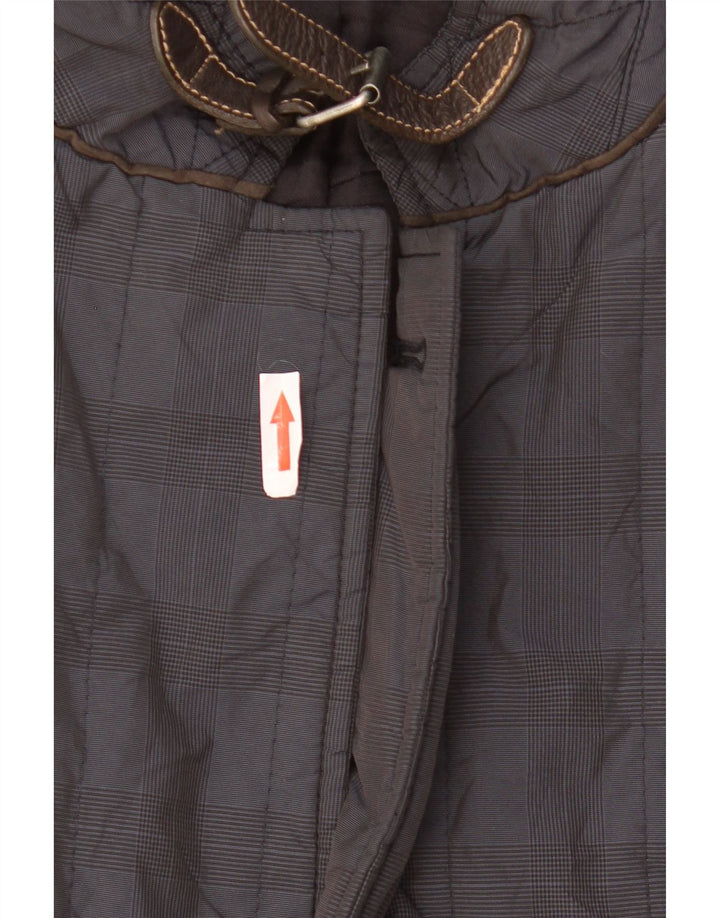 Massimo Dutti Ανδρικό Utility Jacket UK 40 Large Navy Blue Check Acetate