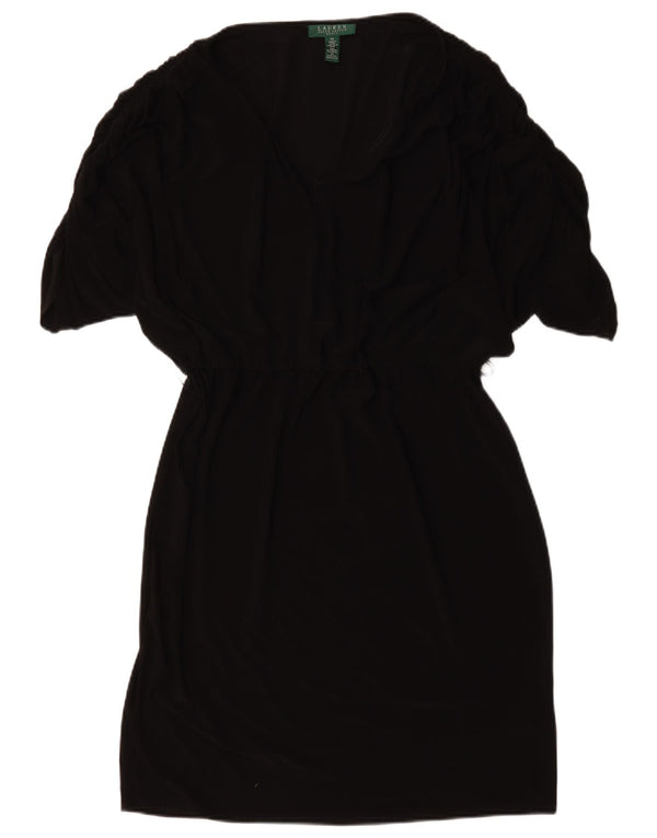 Γυναικείο φόρεμα με θήκη Ralph Lauren US 14 XL μαύρο πολυεστέρα