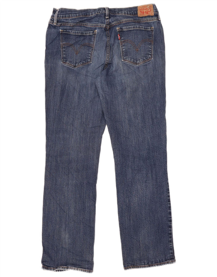 Levi's Womens 505 Straight Jeans W31 L29 Blue Cotton