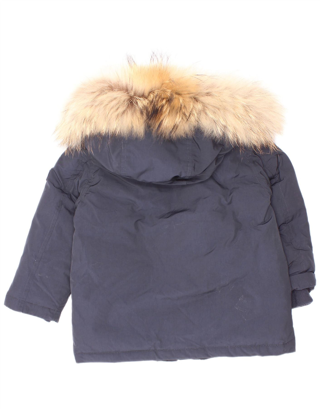 Μπουφάν Woolrich Baby Boys με κουκούλα με επένδυση 12-18 μηνών Navy Blue Polyester