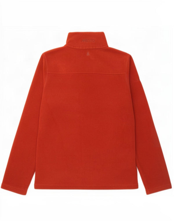 Musto Womens Fleece Jacket UK 12 Medium Orange Polyester