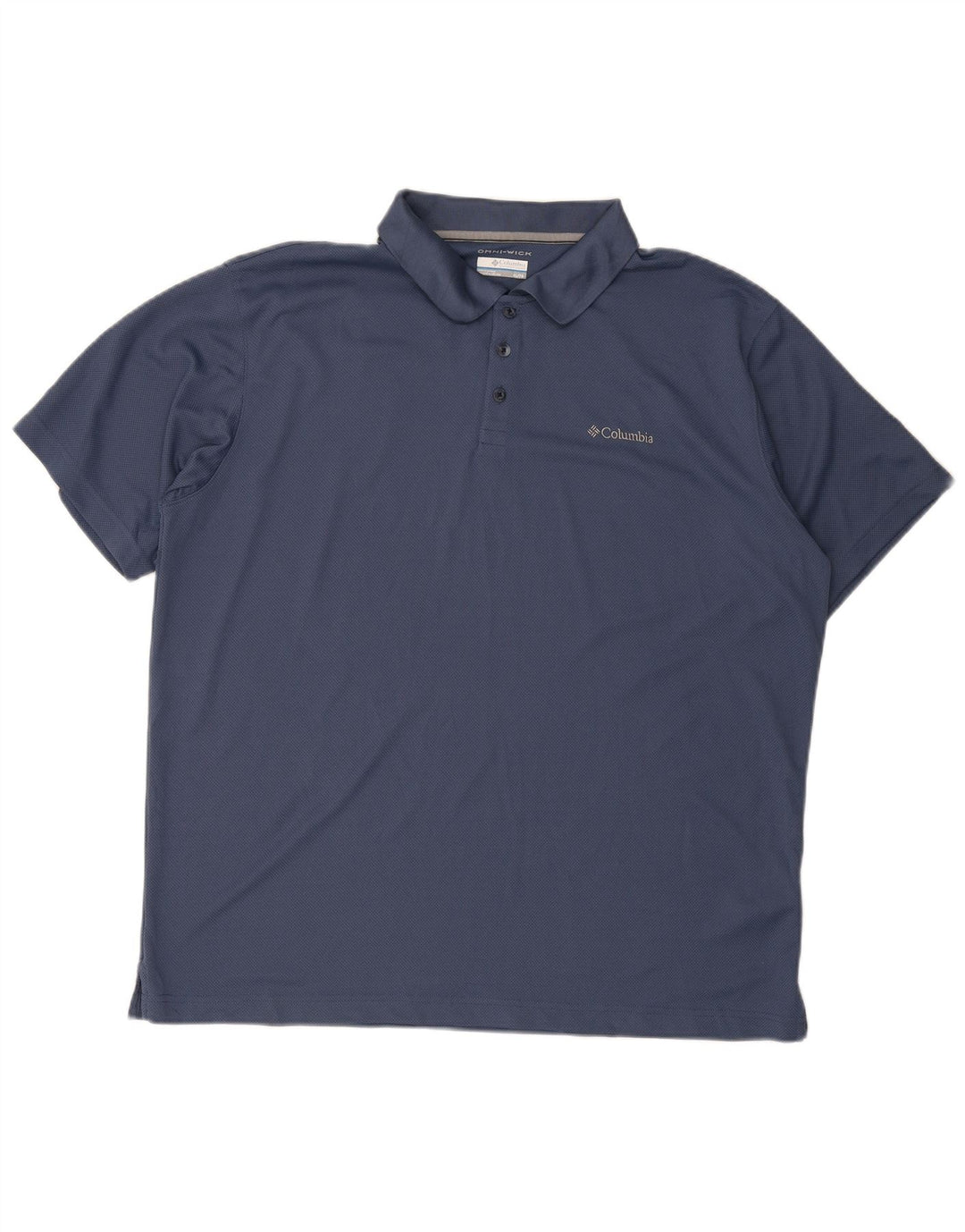 Ανδρικό πουκάμισο Columbia Omni-Wick Polo XL Navy Blue Polyester